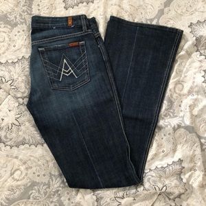 7 For All Mankind A Pocket Flare Jeans